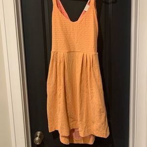 Pink/Peach Open-Back Sun Dress